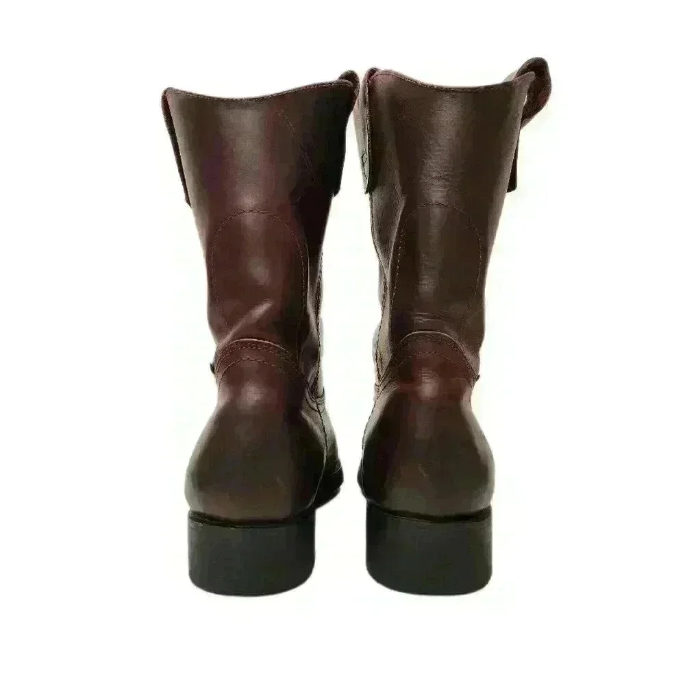 Establo Men's Workboots, Leather Western Cowboy Pull on  US Men's 9